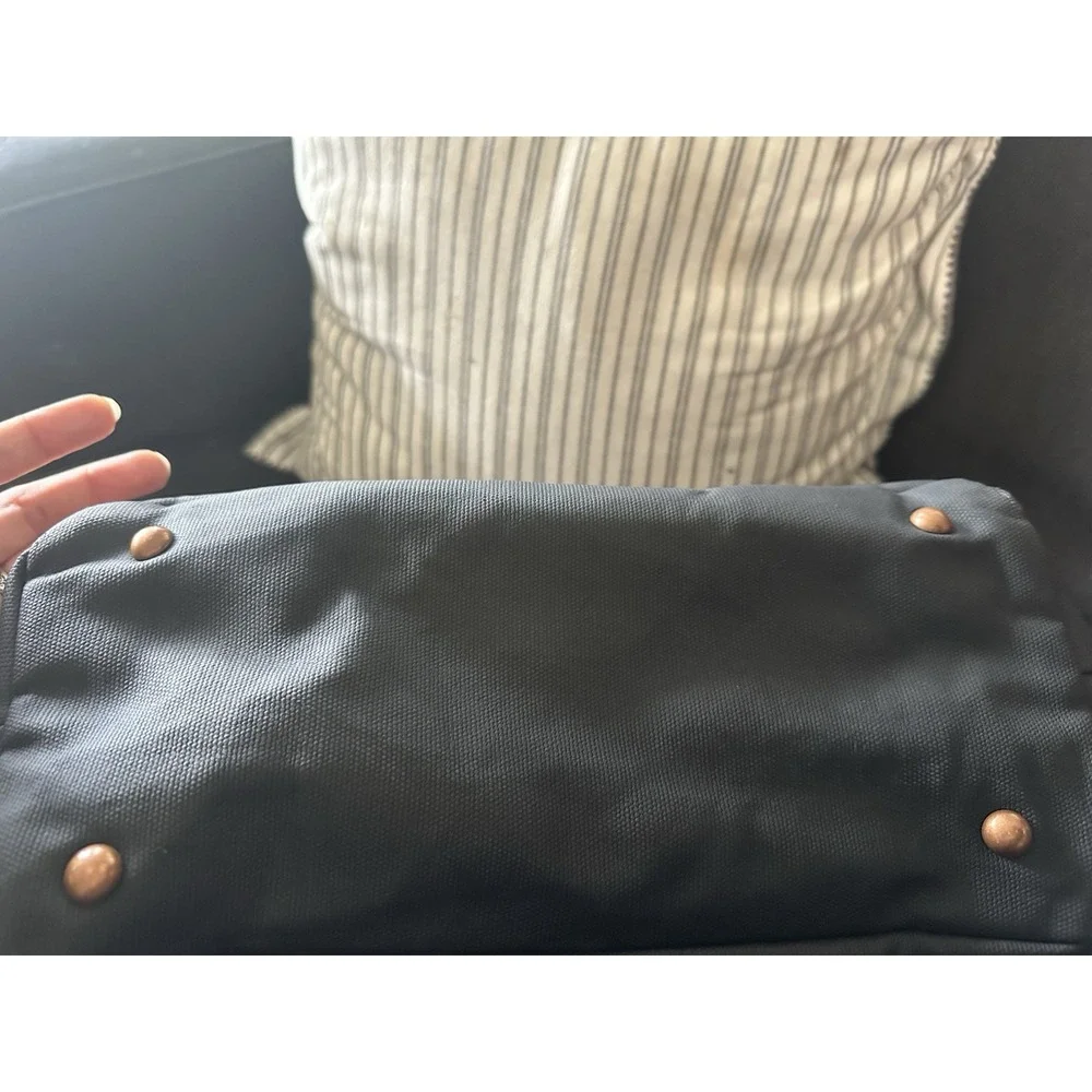 Petunia Pickle Bottom Boxy Backpack Diaper Bag Gray And Black